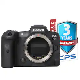 Canon - EOS R5 Mirrorless Camera (Body Only), 3 Year Digital Camera Accidental Protection & Shipping Coverage