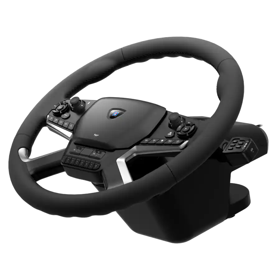 Hori Force Feedback Truck Control System for PC (Windows 11/10) Black ...