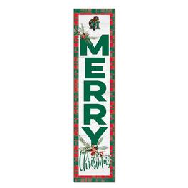 Jardine - Minot State Beavers 12'' x 48'' Outdoor Merry Christmas Leaner - White