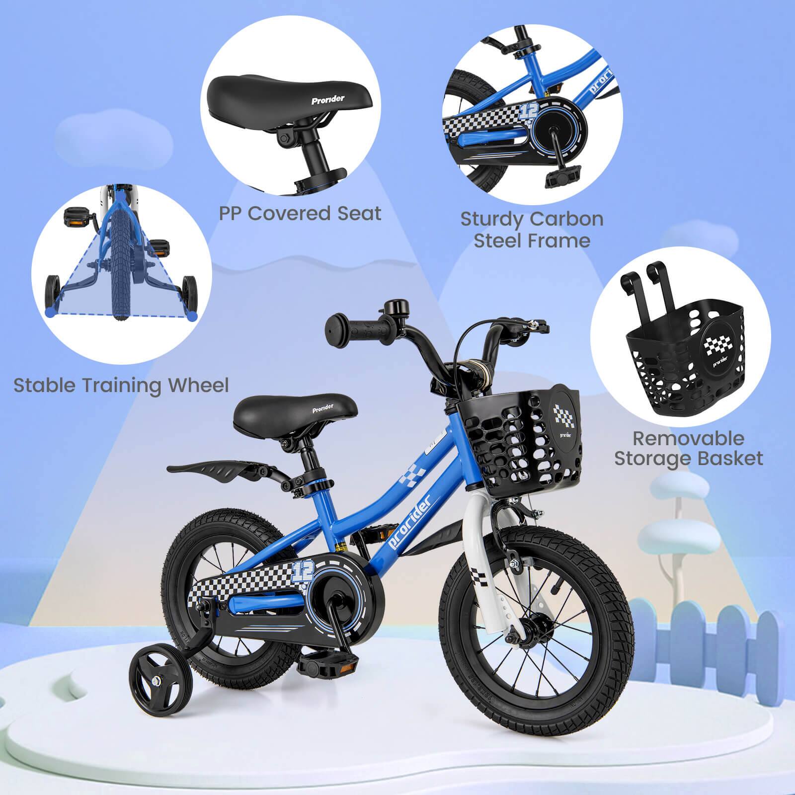 - PP Covered Seat
- Sturdy Carbon Steel Frame
- Stable Training Wheel
- Removable Storage Basket