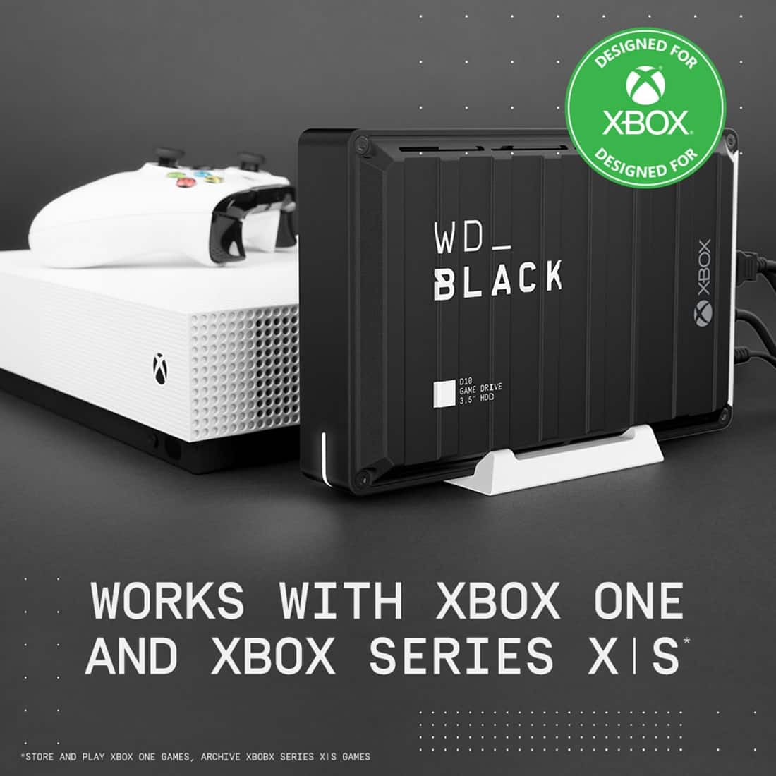 Designed for Xbox One and Xbox Series X/S. Store and play Xbox One games. Archive Xbox Series X/S games.