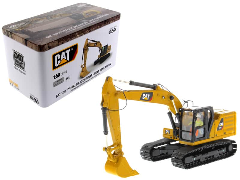 CAT Caterpillar 320 Hydraulic Excavator with Operator High Line Series 1/50 Diecast Model by Diecast Masters price history on PriceWatchPro