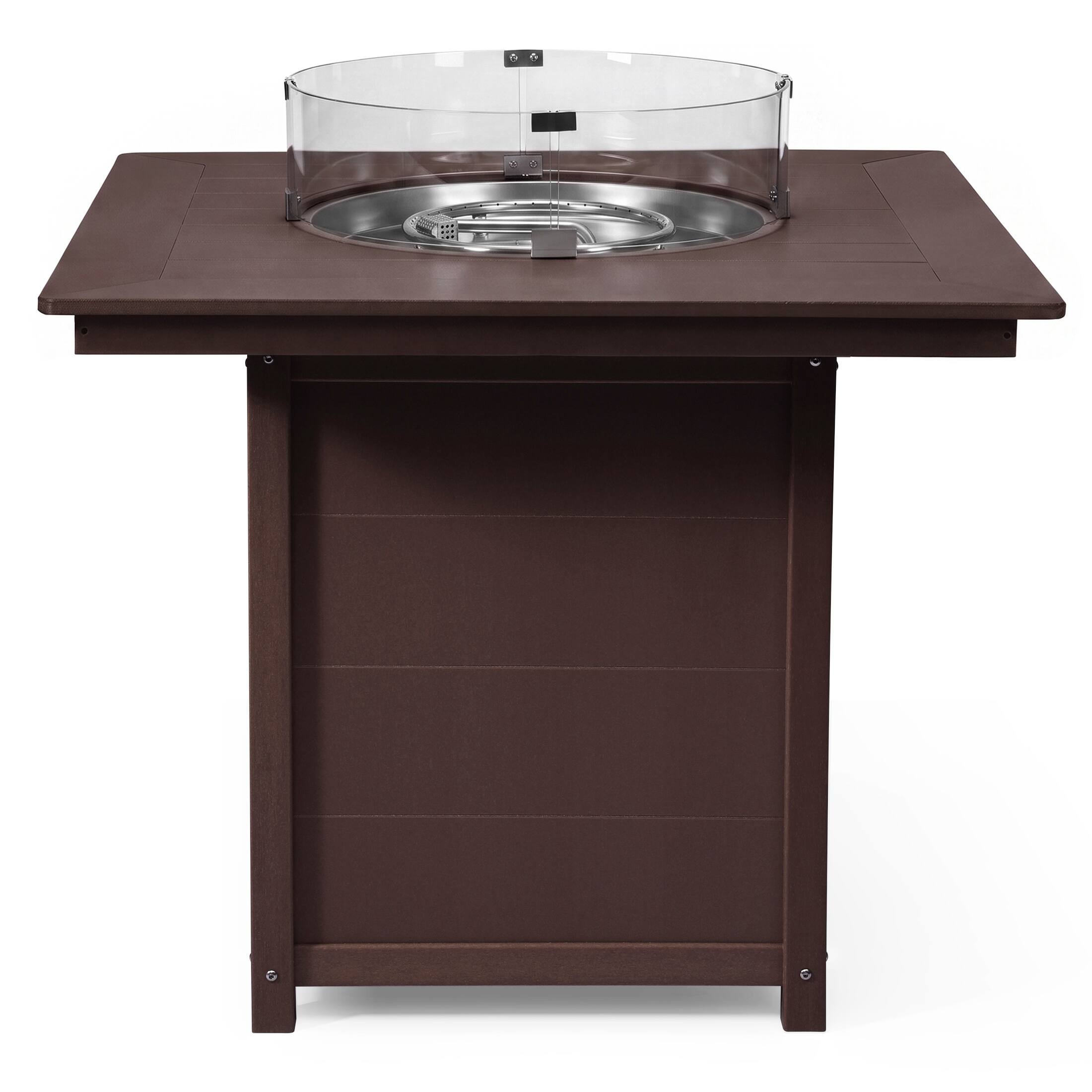 WestinTrends Helios 42" Modern Outdoor Patio Gas Propane Square Fire ...