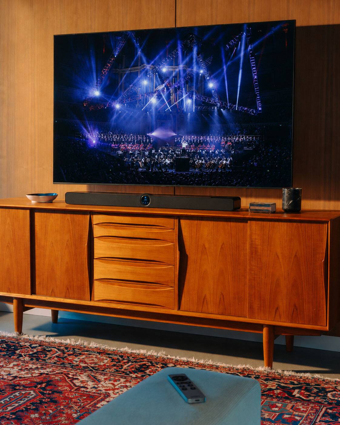 Alt View 6. WiiM - 3.0.2 Channel Smart Soundbar with Dolby Atmos - Matte Black.