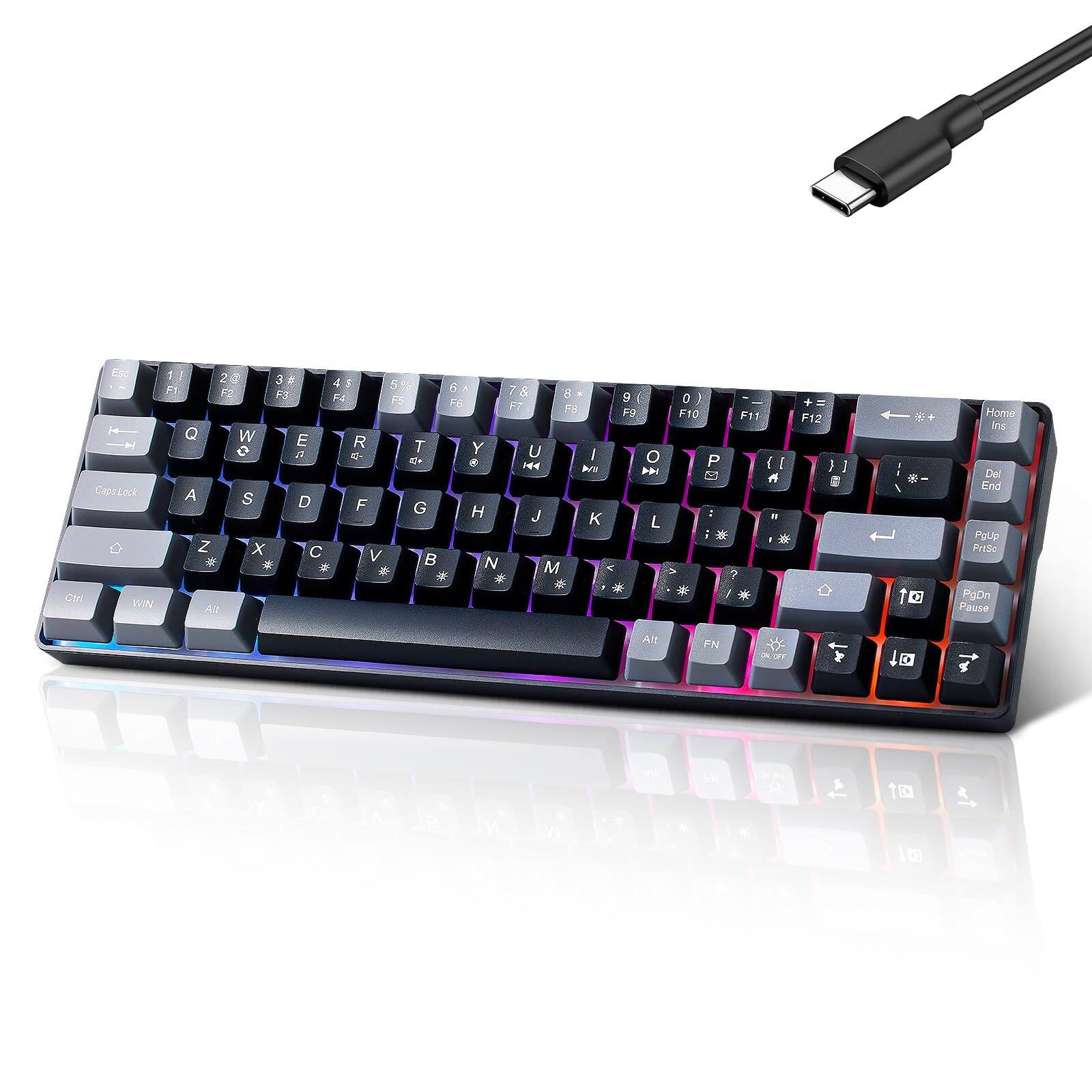 Sure, here is the corrected and grouped text from the image:

**Top Row:**
- Esc
- F1
- F2
- F3
- F4
- F5
- F6
- F7
- F8
- F9
- F10
- F11
- F12

**Number Row:**
- 1
- 2
- 3
- 4
- 5
- 6
- 7
- 8
- 9
- 0
- - (Minus)
- = (Equal)
- Backspace

**QWERTY Row:**
- Q
- W
- E
- R
- T
- Y
- U
- I
- O
- P
- [ (Left Bracket)
- ] (Right Bracket)
- \

**A Row:**
- A
- S
- D
- F
- G
- H
- J
- K
- L
- ; (Semicolon)
- ' (Apostrophe)
- Enter

**Z Row:**
- Z
- X
- C
- V
- B
- N
-