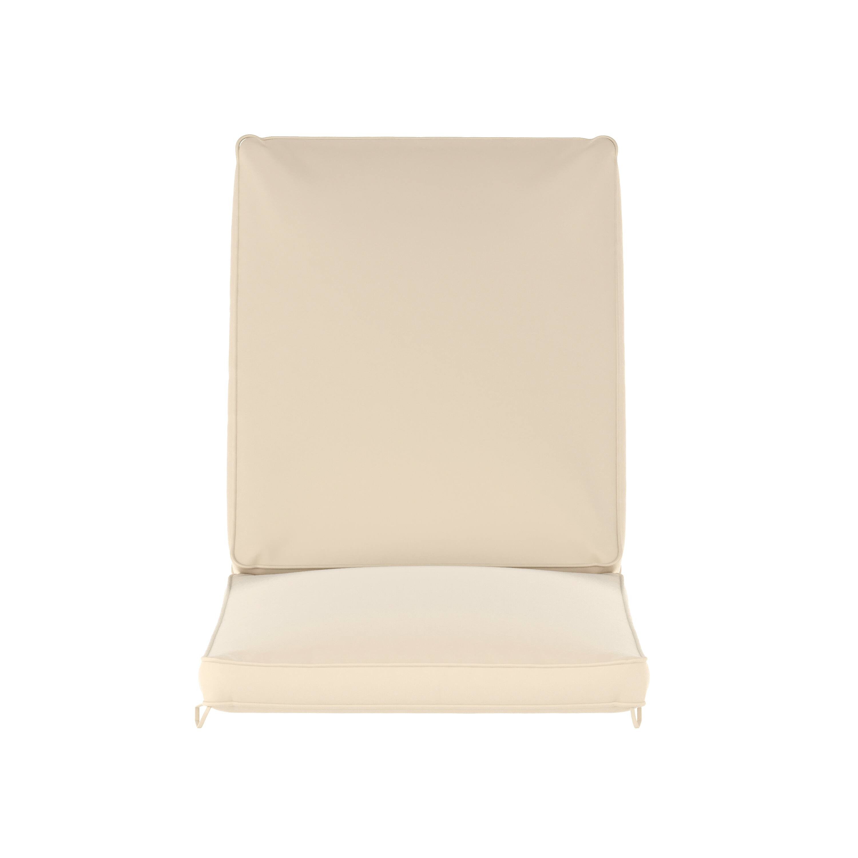 Alt View 7. Emma + Oliver - Kavala Outdoor Water-Resistant Chaise Lounge Patio Cushion - Beige.