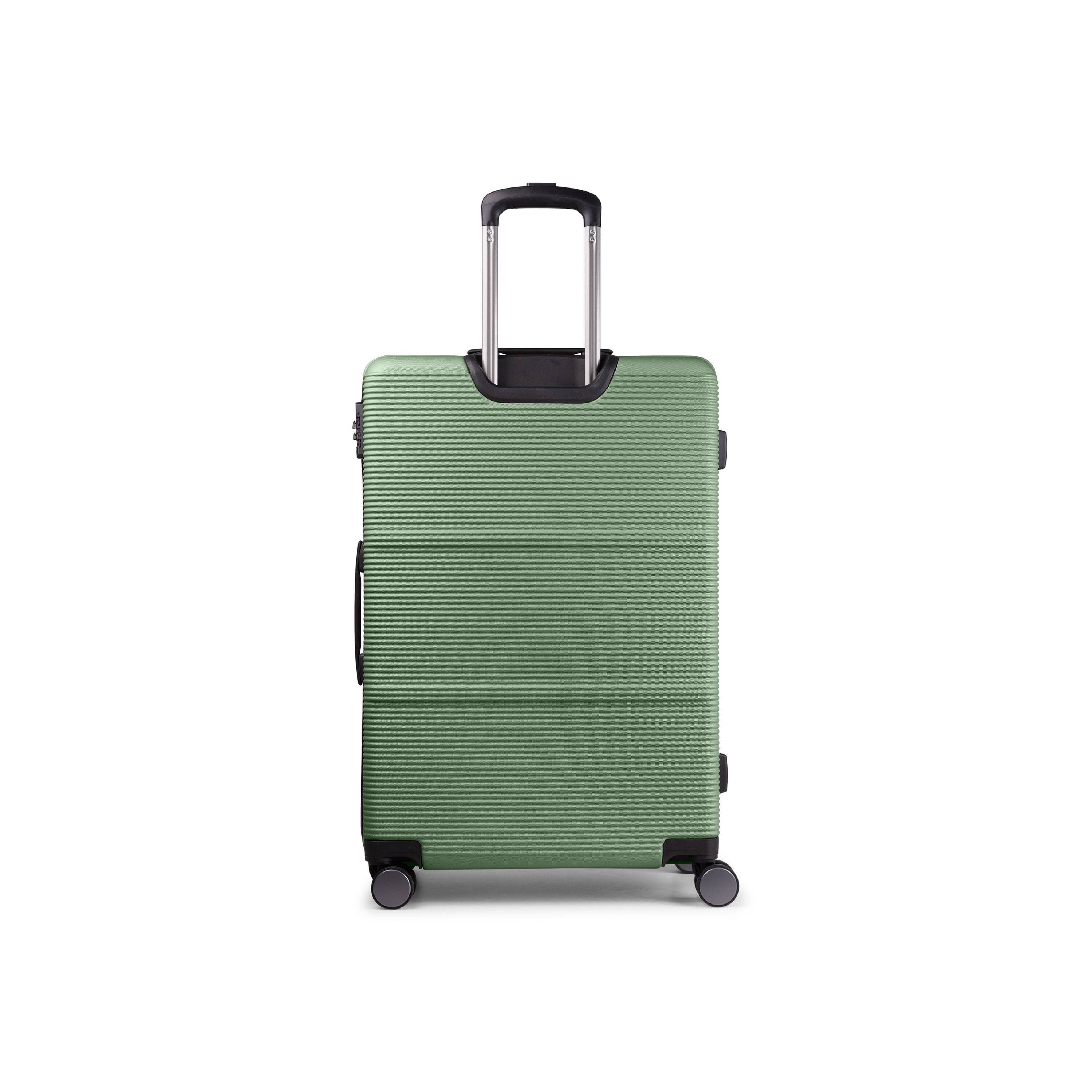 Alt View 1. Bugatti - Bugatti Brussel 3 Piece Hardside Luggage Set - GREEN.
