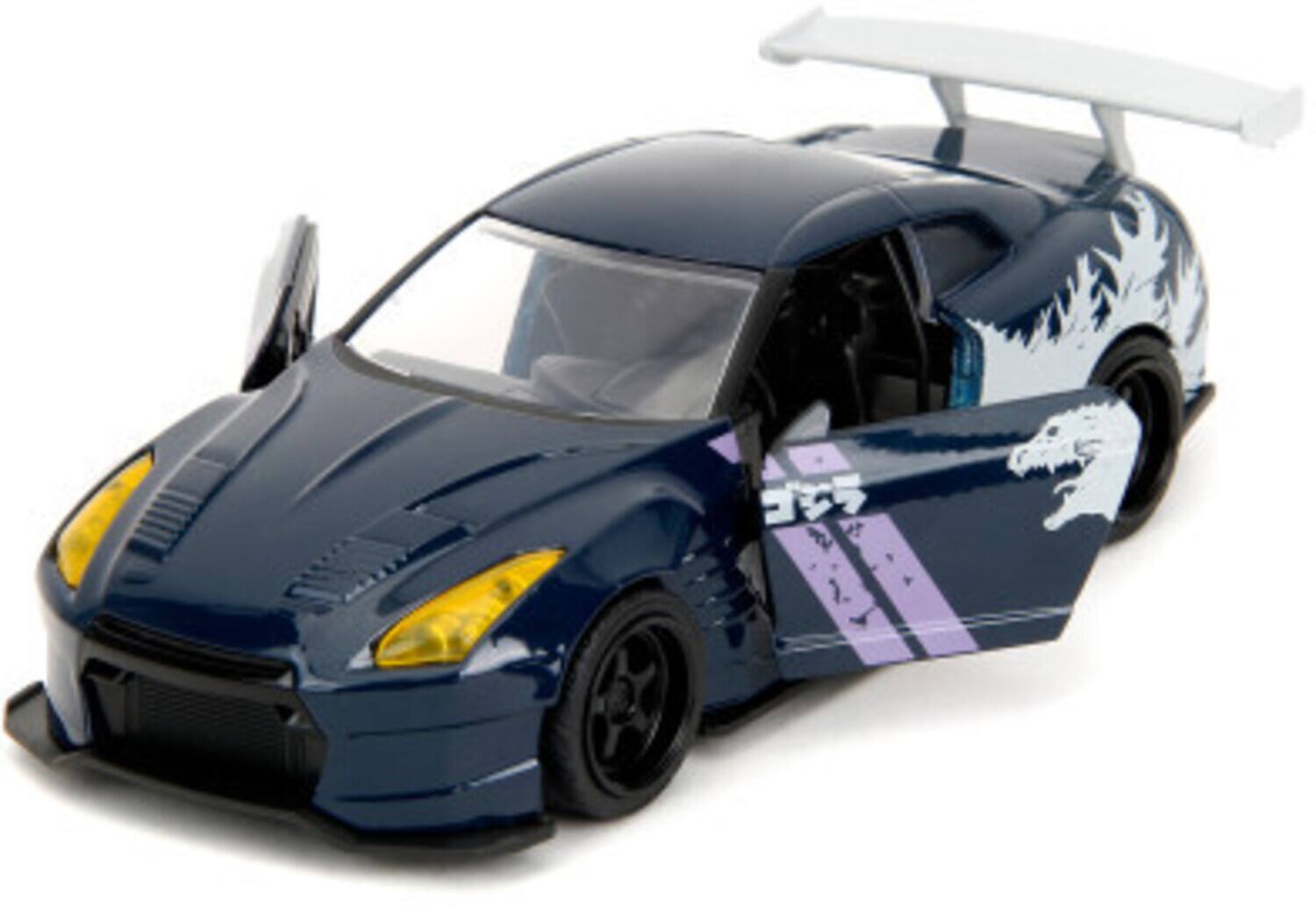 Alt View 1. Jada Toys - Jada Toys - 1:32 Godzilla - Hollywood Rides - Nissan GT-R Ben Sopra  - COLLECTABLES - Multicolor.
