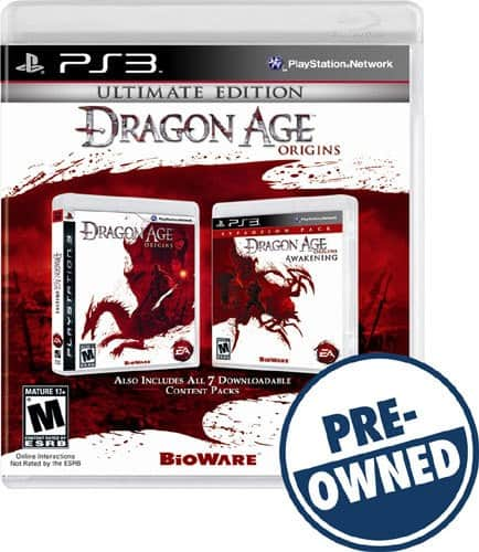 Dragon Age Origins PS3