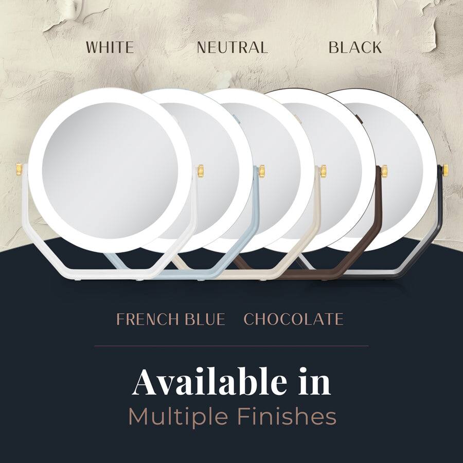 WHITE  
NEUTRAL  
BLACK  
FRENCH BLUE  
CHOCOLATE  

Available in Multiple Finishes