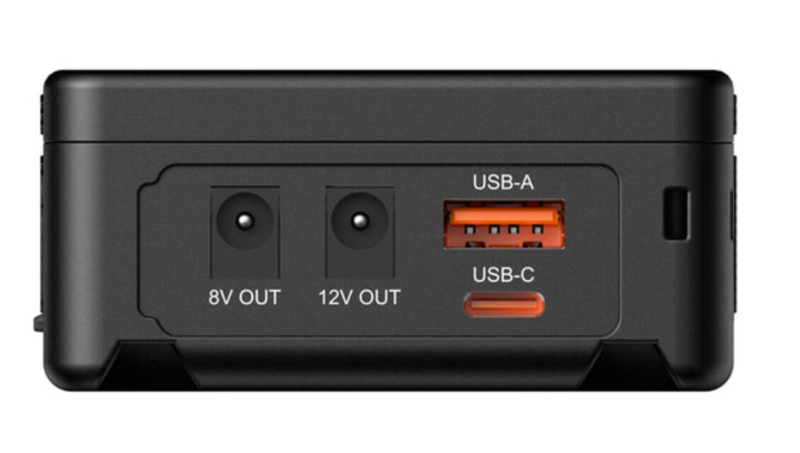 USB-A 8V OUT 12V OUT USB-C