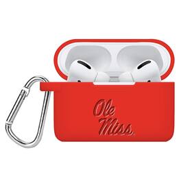 Affinity Bands - Ole Miss Rebels Debossed Silicone Airpods Pro Case Cover - No Size - Multicolor