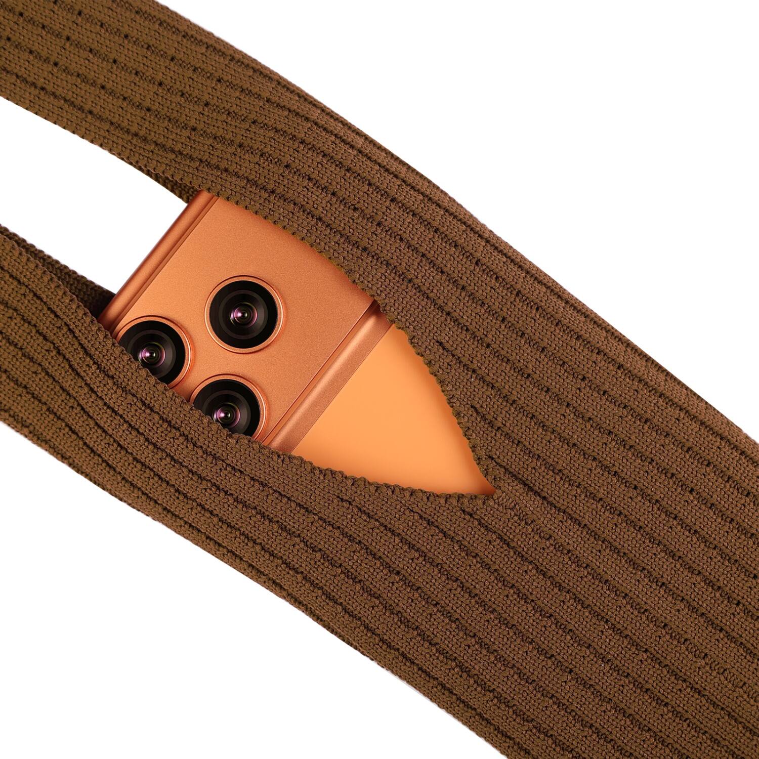 Alt View 1. Mybat - MyBat SlipSling Crossbody Phone Purse - Mocha Brown - Brown.