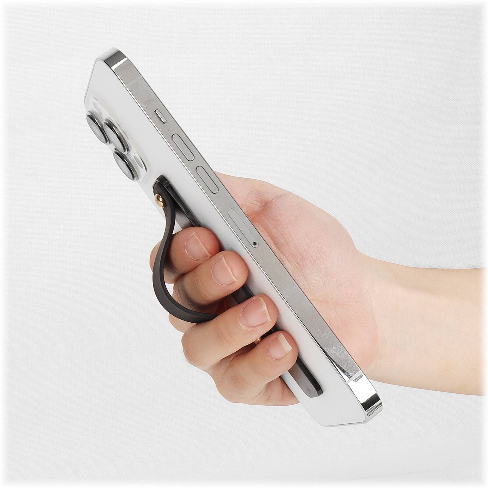 Alt View 11. SaharaCase - FingerGrip Cell Phone Holder Strap for Most Cell Phones - Black.