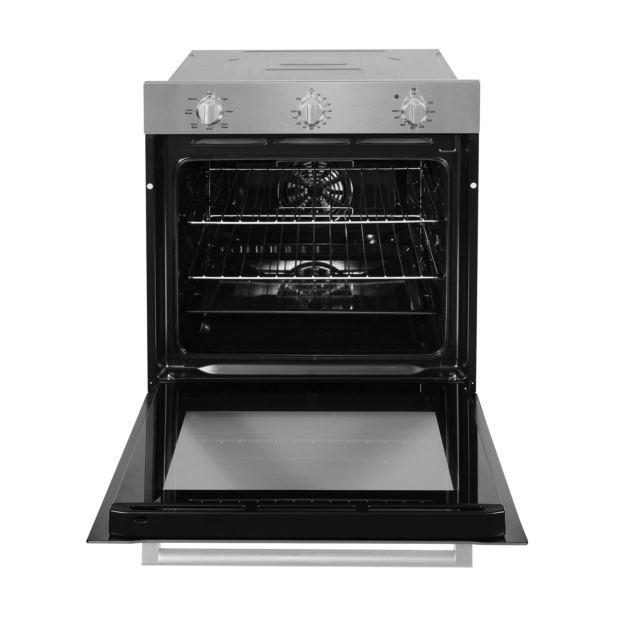 Alt View 4. RCA - R-WOEC241SS 24 in. Century Collection 3.25 cu. ft. Electric Wall Oven, Convection, 7 Functions, Knob Controls - Stainless Steel.