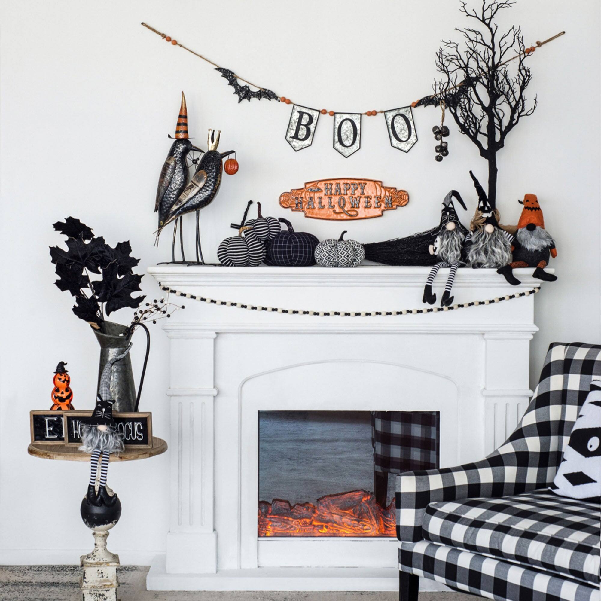 Sure, here is the corrected and grouped text from the image:

- BOO
- HAPPY HALLOWEEN
- E! Hocus Pocus