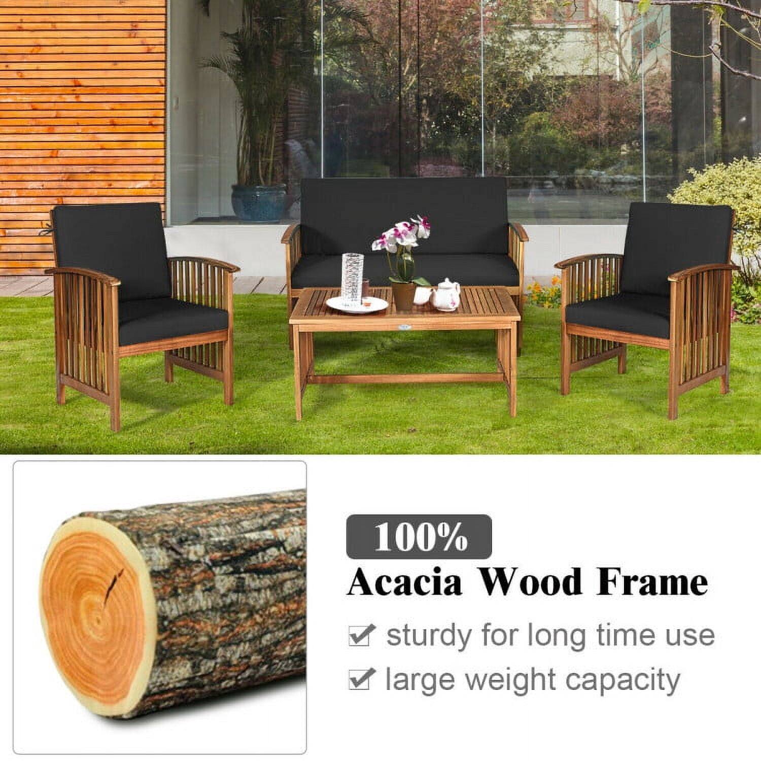 100% Acacia Wood Frame  
Sturdy for long time use  
Large weight capacity