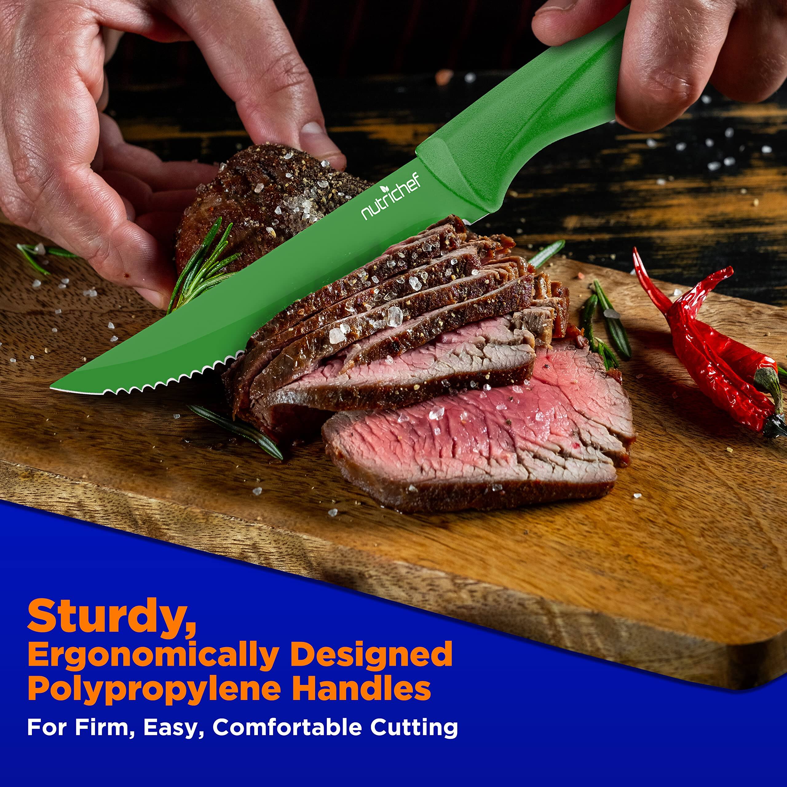 Sturdy, Ergonomically Designed Polypropylene Handles  
For Firm, Easy, Comfortable Cutting