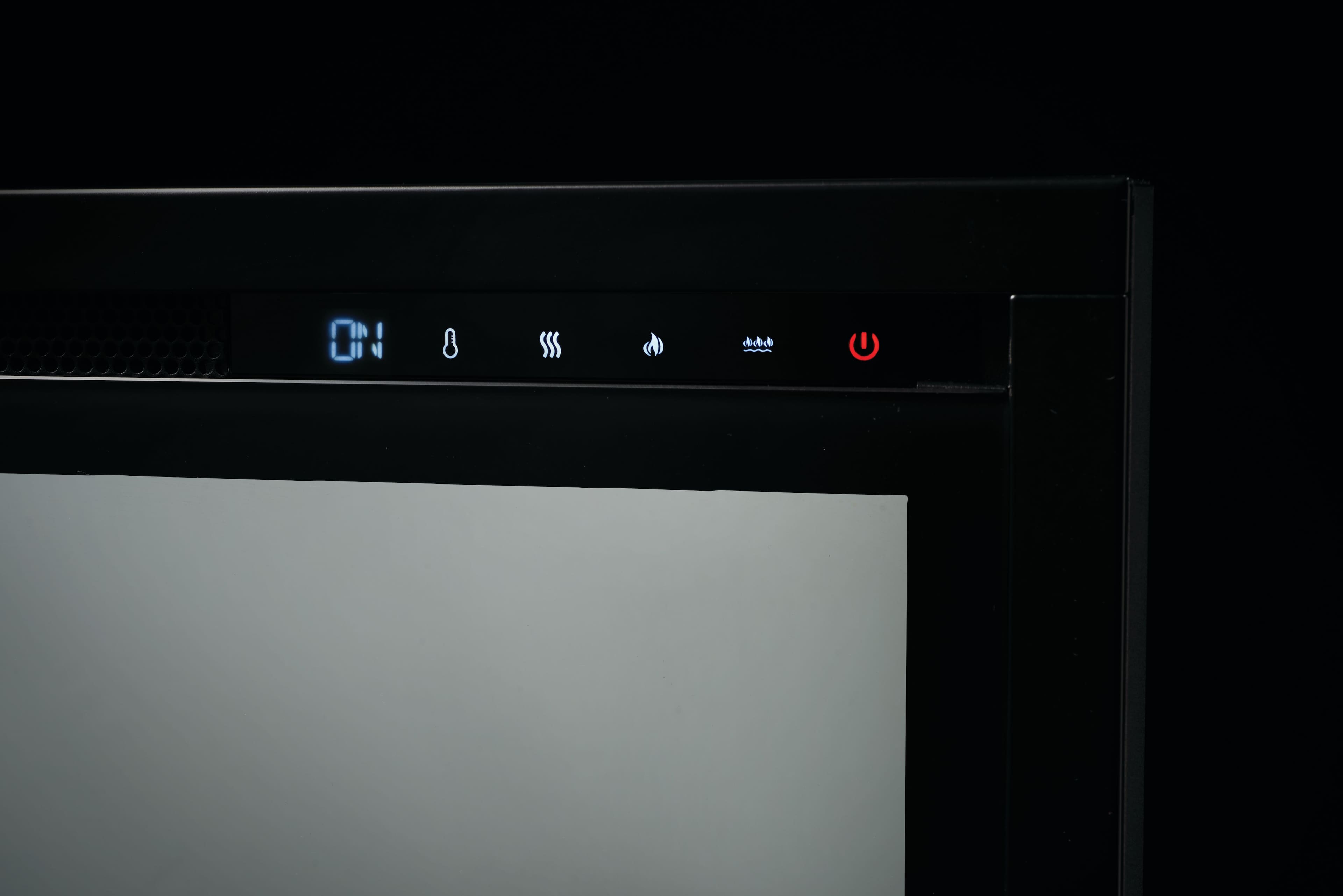 Alt View 13. Napoleon - Entice 72-Inch Wall-Hanging Electric Fireplace - Black.