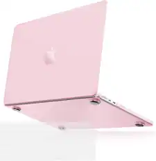 Front. mosiso - Ultra-Thin Hard Shell Case & Keyboard Cover for MacBook Air 13 inch (A3449 A3240 A3113 A2681 2022–2026) - Baby Pink.