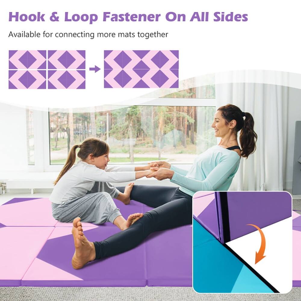 Hook & Loop Fastener On All Sides  
Available for connecting more mats together