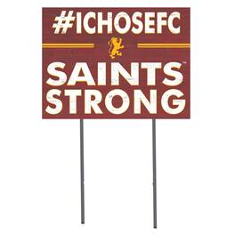 Jardine - Flagler Saints 18" x 24" I Chose Yard Sign - Red