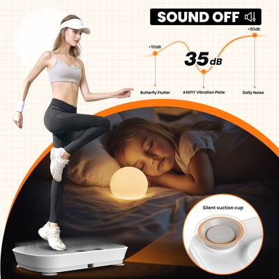 KERDOM Vibration Plate Gym Music Player Function, Full Body KERDOM Vibration Plate Gym Music Player Function, Full Body