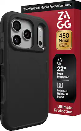 The World's #1 Mobile Protection Brand
ZA GG
450 Million Devices Protected
22 ft Drop Protection
Included Holster & Stand
Ultimate Protection