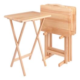 Winsome Wood - Alex 5-Pc Snack Table Set - Natural