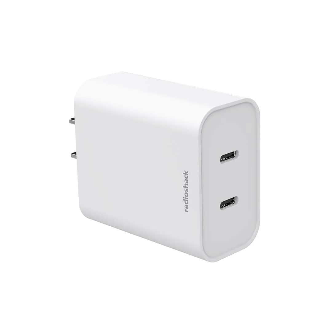 RadioShack - Dual Port USB-C Wall Charger 2605164