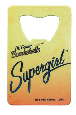 DC Comics - Bombshells Supergirl Credit Card Bottle Opener - Yellow