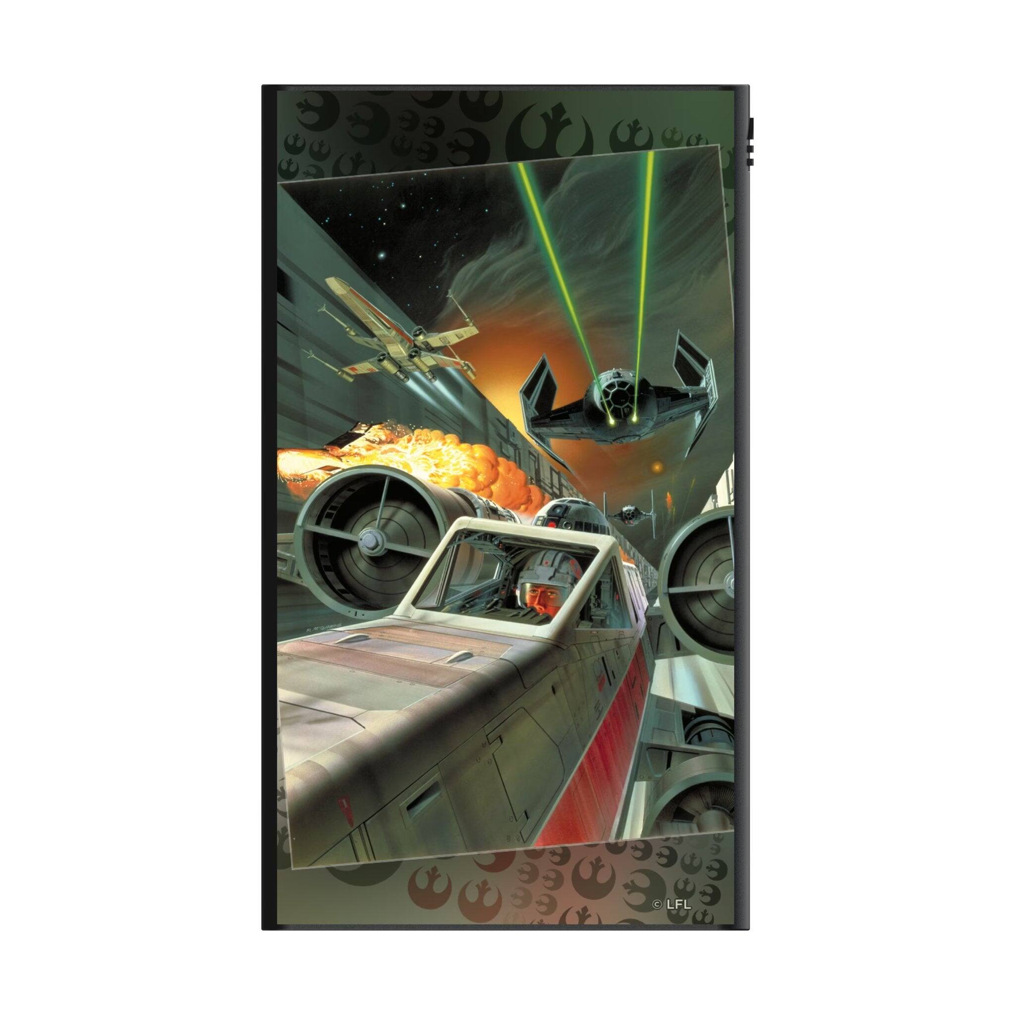 Angle. Keyscaper - Star Wars: A New Hope Portrait 5000mAh Flat Powerbank - X-Wing.