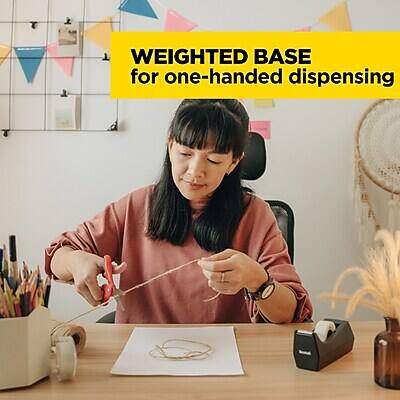 WEIGHTED BASE for one-handed dispensing