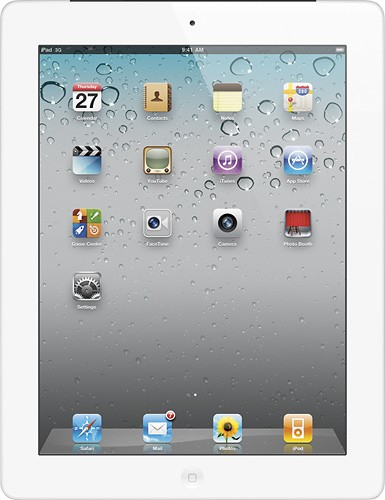  Apple® - iPad® 2 with Wi-Fi + 3G - 32GB (AT&amp;T) - White