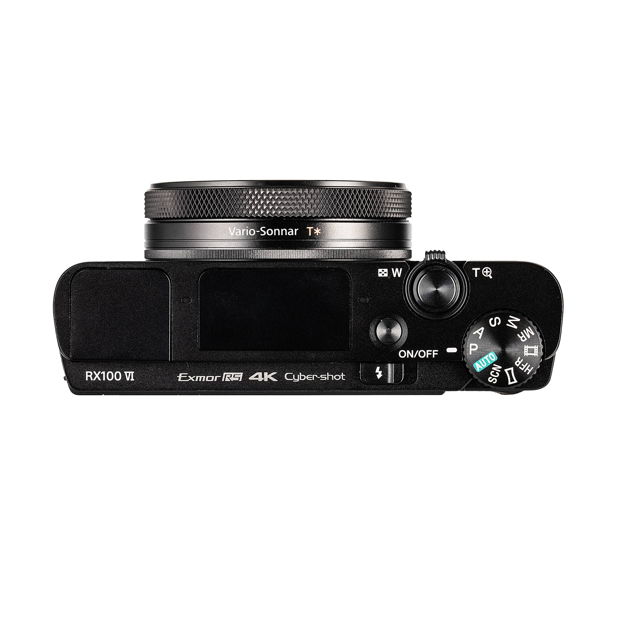 Vario-Sonnar T* & W  
TQ  
RX100 VI  
ExmorRS  
4K  
Cyber-shot  
ON/OFF  
S  
M  
A  
MR  
P  
AUTO  
HFR  
SCN