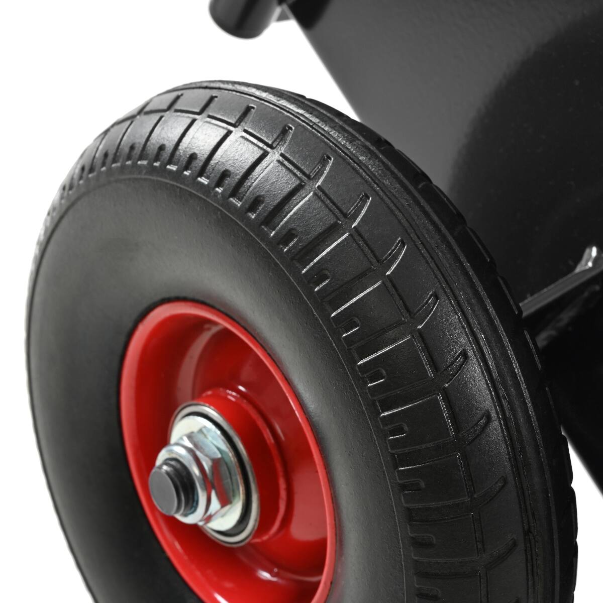Alt View 7. Ropilly - Ropilly Heavy Duty Panel Dolly with 10 Inch Solid Rubber Tires for Drywall Sheet and Door Material - Black.