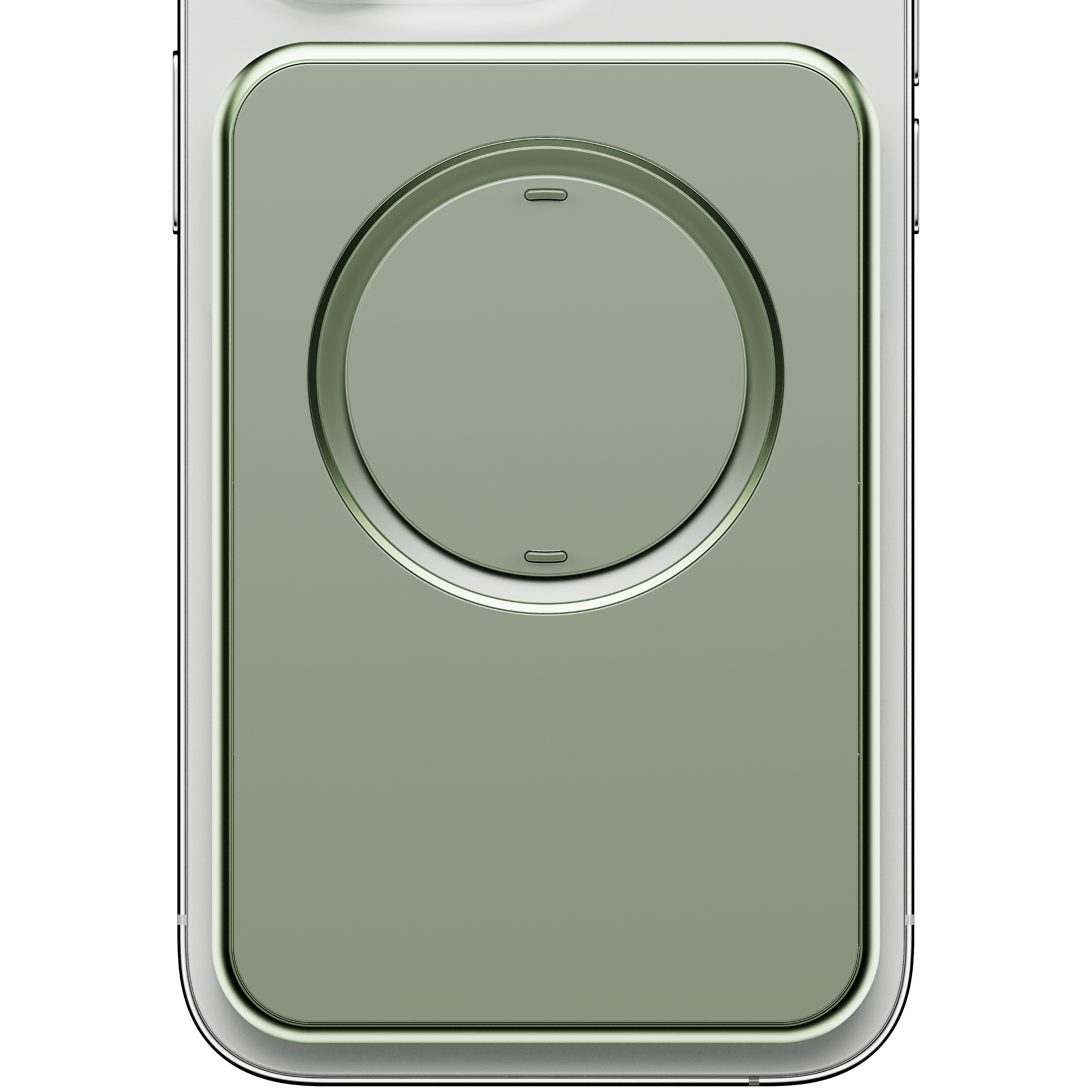 Front. OhSnap - Snap Grip MagSafe Wallet - Crocodile Green.