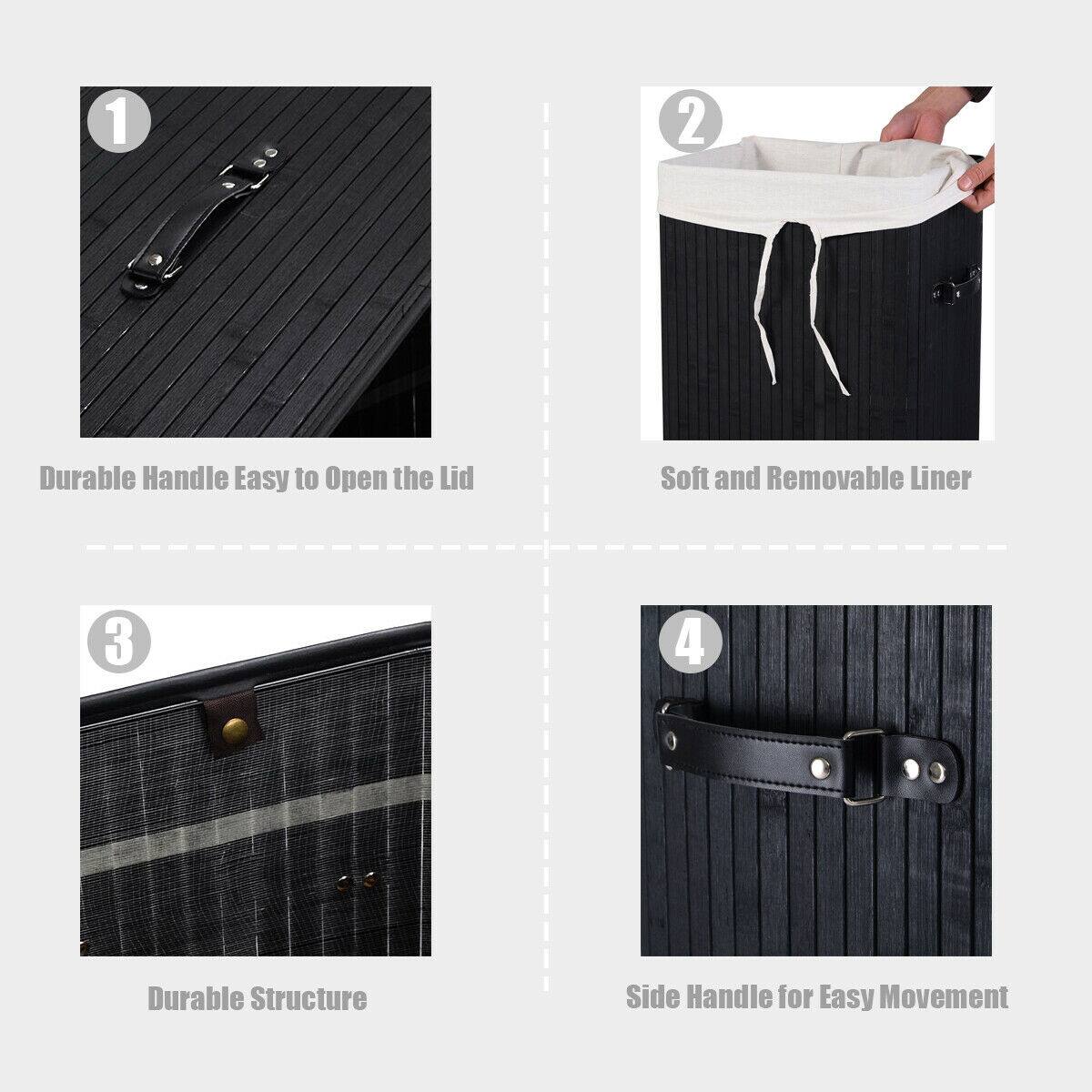 1. Durable Handle Easy to Open the Lid
2. Soft and Removable Liner
3. Durable Structure Side Handle for Easy Movement