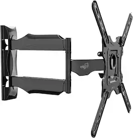 ELG - A02V4N Full Motion TV Wall Mount with VESA 400x400mm Tilt and Swivel for 26 to 75 inch TVs - Black