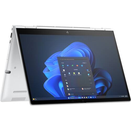 Alt View 1. HP - EliteBook 8 Flip G1i 13.3" WUXGA Touch Intel Ultra 7 265U 2.1 GHz 16GB 512GB SSD Intel Graphics Windows 11 Pro Laptop - Silver.
