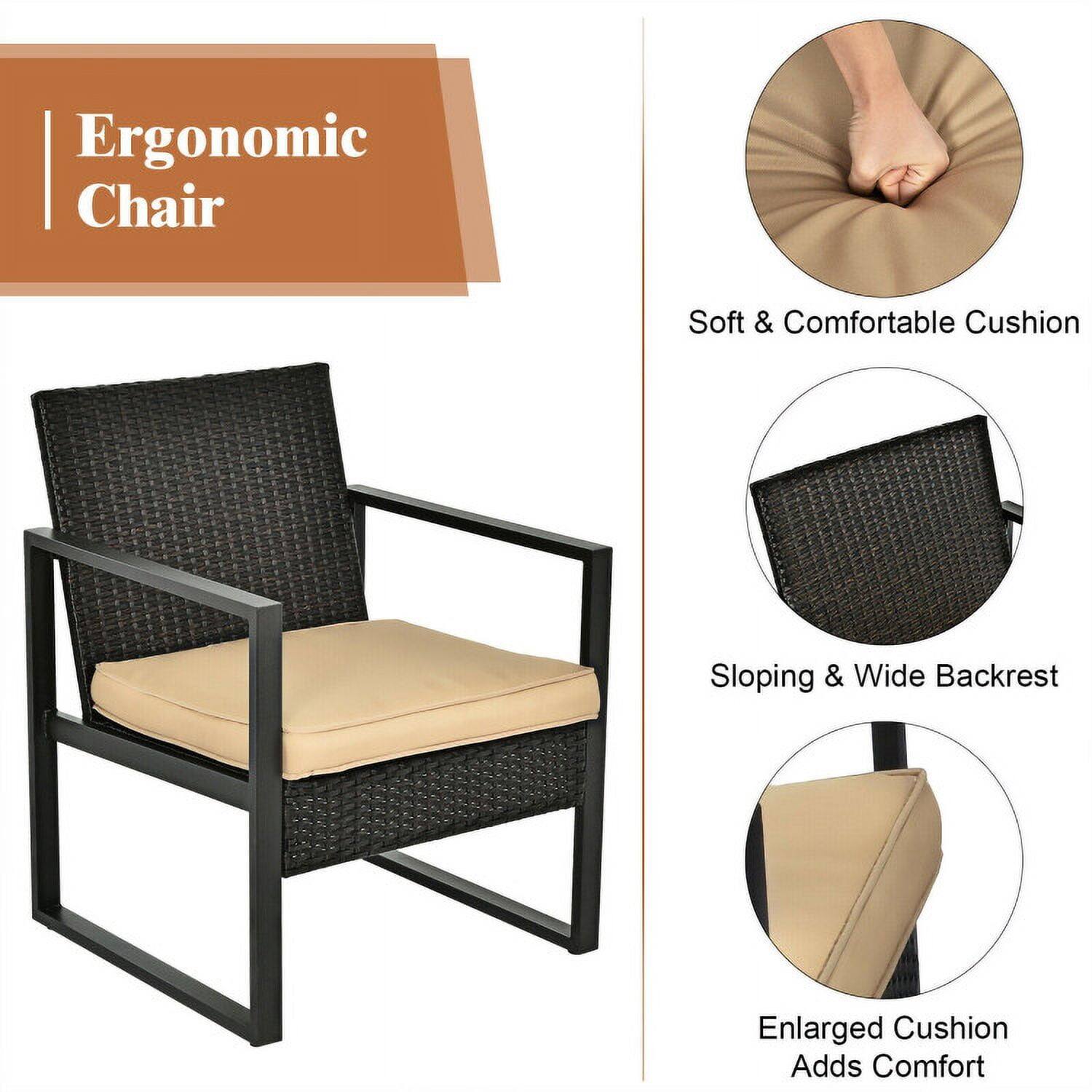 Ergonomic Chair

- Soft & Comfortable Cushion
- Sloping & Wide Backrest
- Enlarged Cushion Adds Comfort