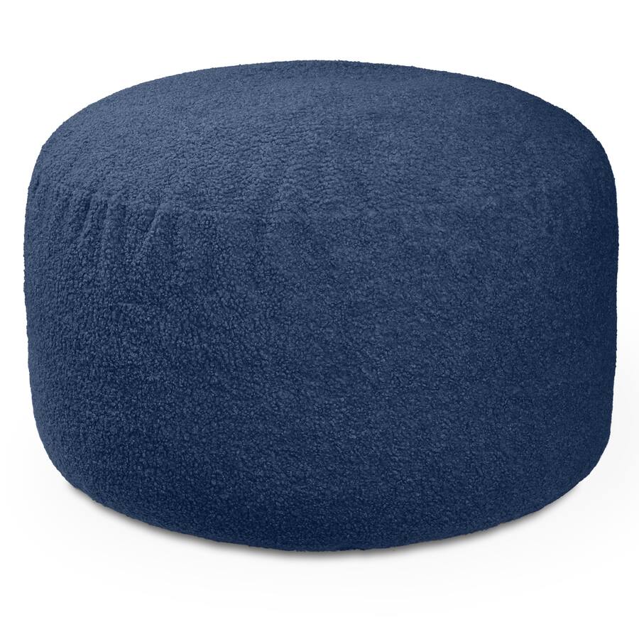 Jaxx Saxx Shearling Faux Lamb 4 Ft Large Round Bean Bag for Modern ...