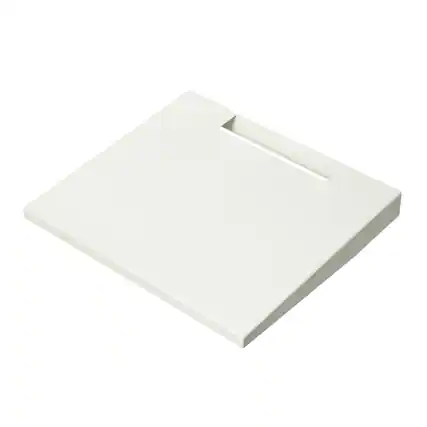 Front. WALL - Entertainment Shelf for TV Stand Model V3SW, Large Size - DVD/Blu-ray Player, Video Game Console, DVR, Cable Box - Satin White.