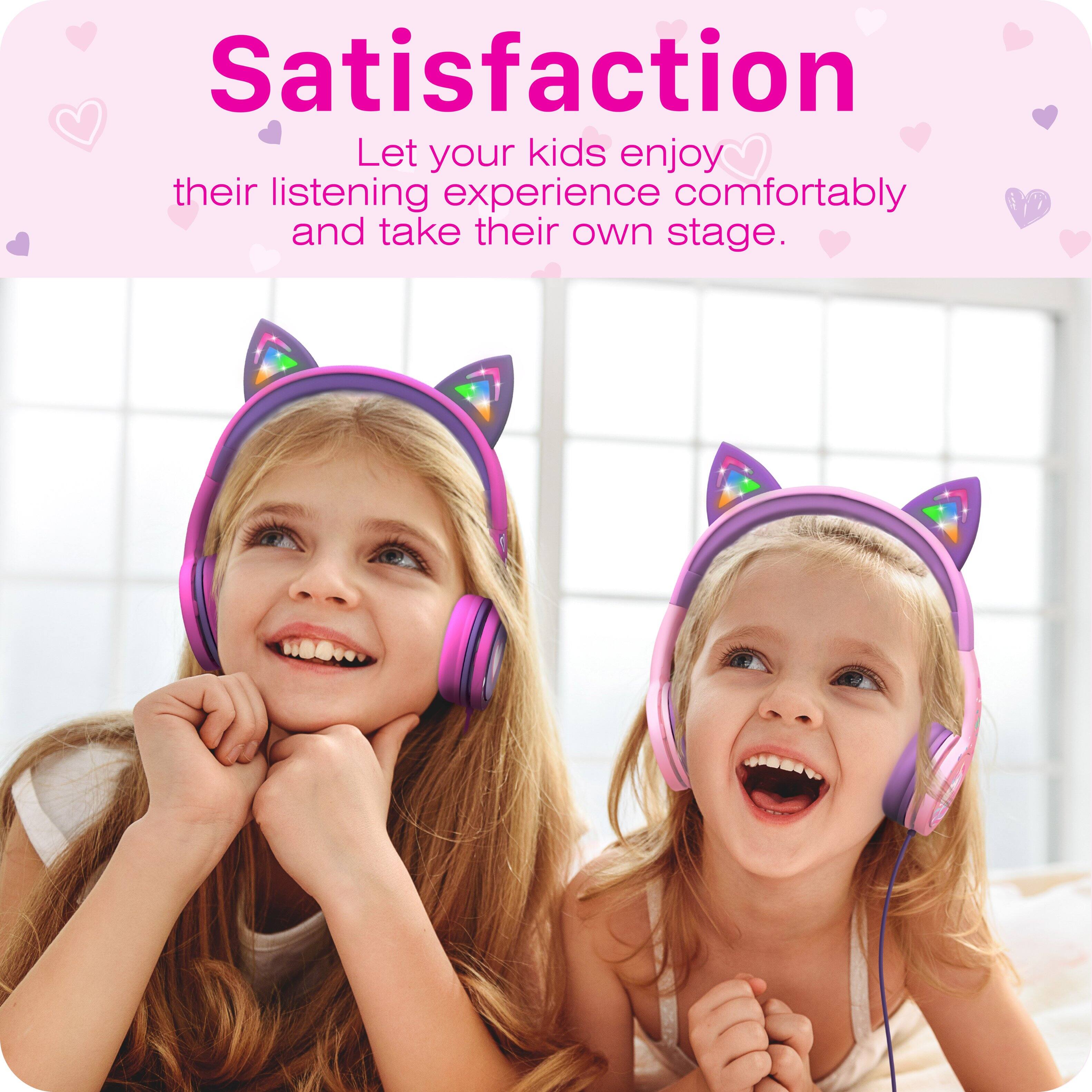 Satisfaction
Let your kids enjoy their listening experience comfortably and take their own stage.