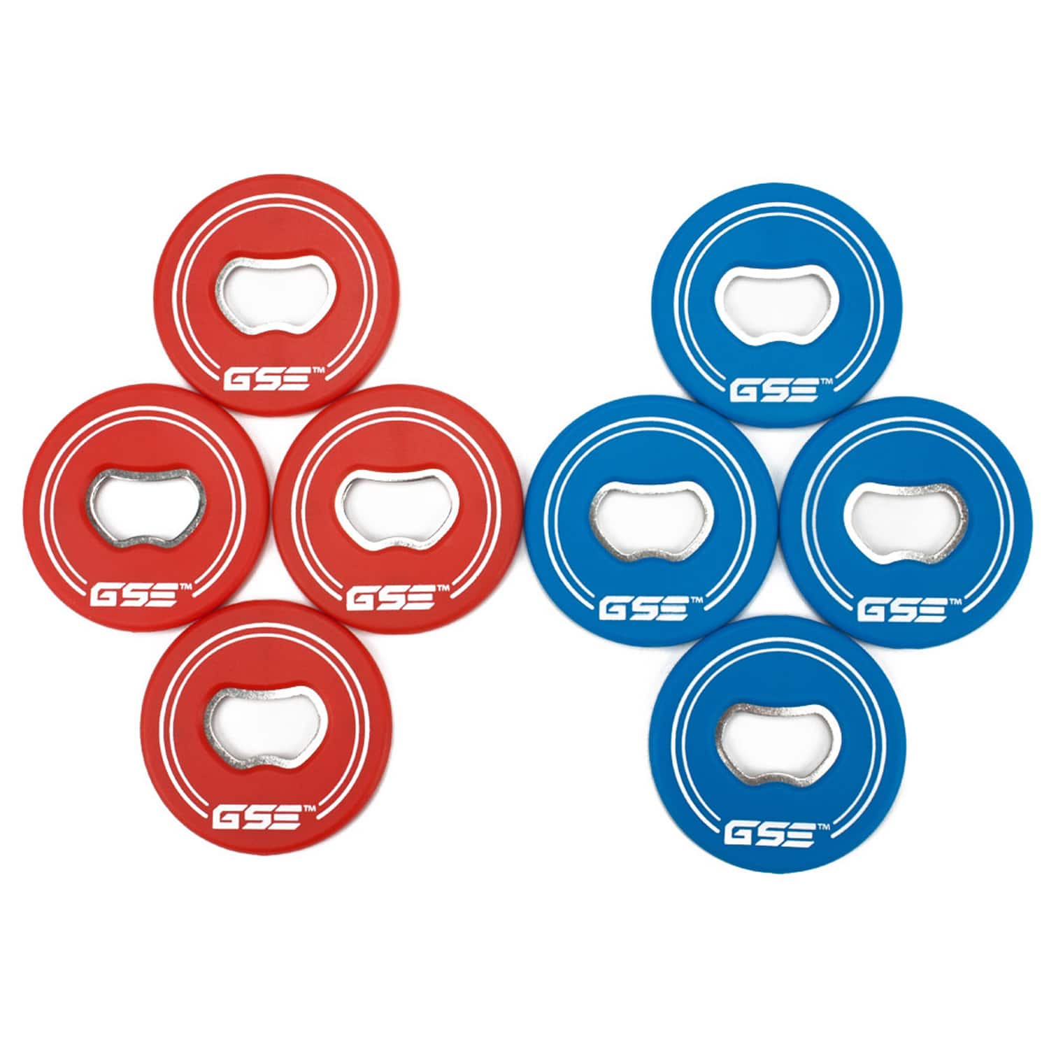 GSE Games & Sports Expert - Set of 8 Replacement Washers with Bottle Opener for Washer Toss Pitching Lawn Game(Red/Blue) price history on PriceWatchPro