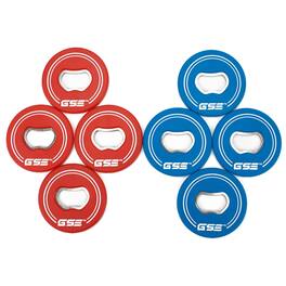GSE Games & Sports Expert - Set of 8 Replacement Washers with Bottle Opener for Washer Toss Pitching Lawn Game(Red/Blue)