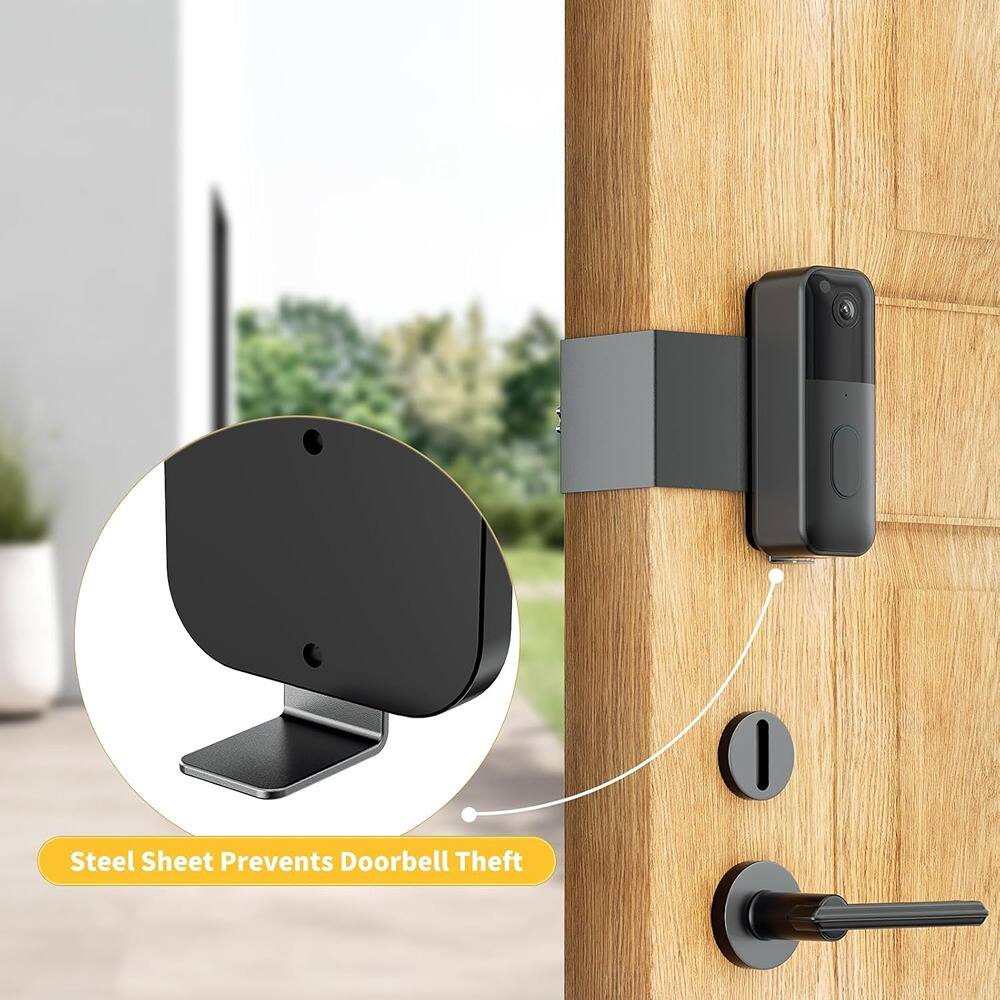 Steel Sheet Prevents Doorbell Theft