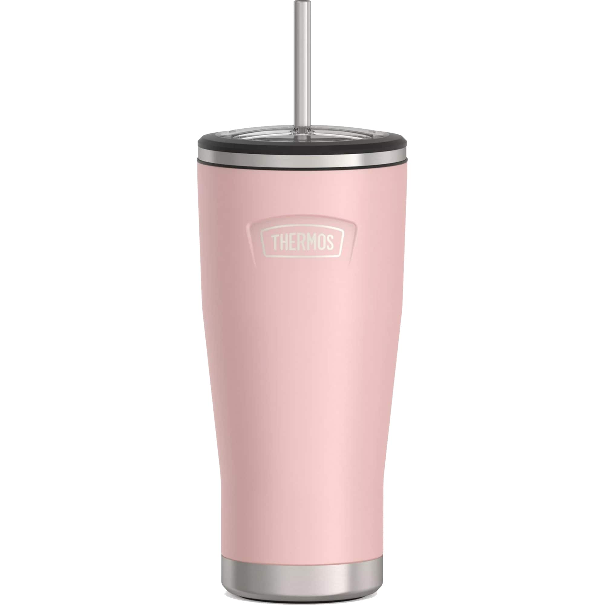 Thermos - 24 oz. Icon Cold Tumbler w/ Straw - Sunset Pink