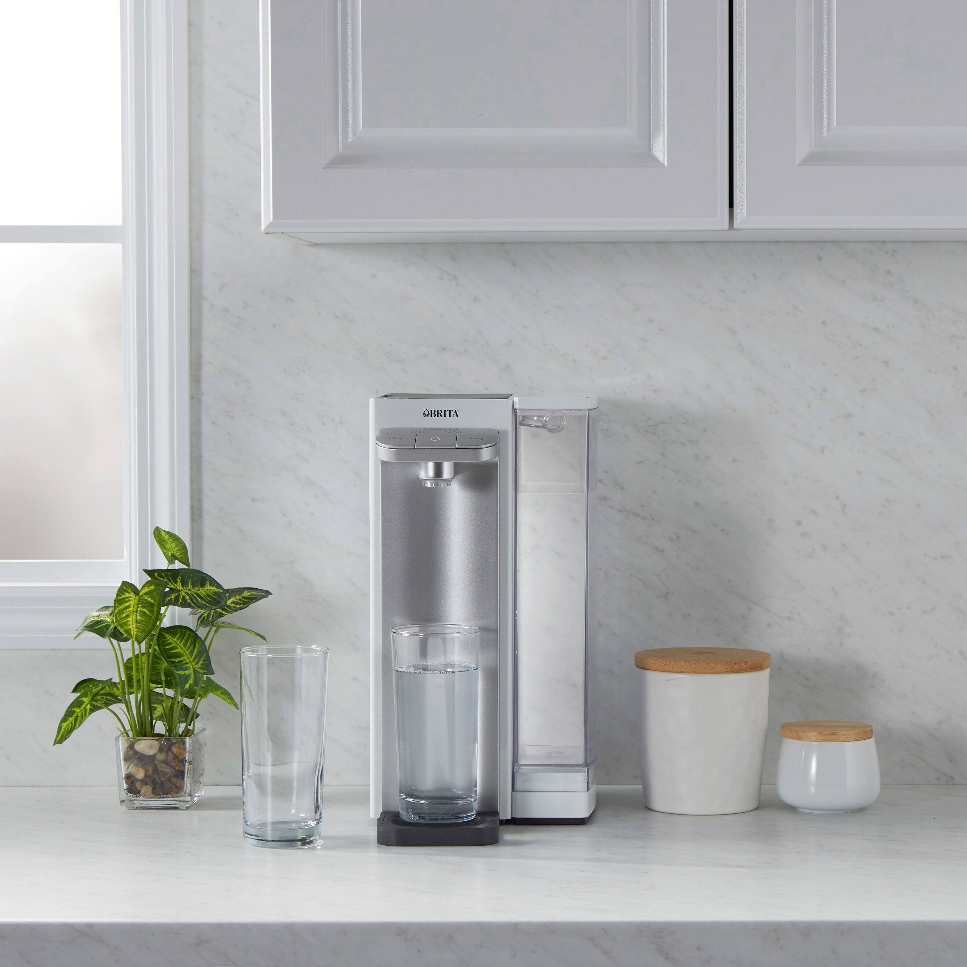 Alt View 7. Hamilton Beach - Brita Hub Instant Powerful Countertop Water Filtration System - WHITE.
