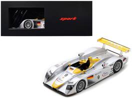 Spark - Audi R8 #9 Aiello-McNish-Ortelli Audi Sport Team Joest 2nd Place 24H Le Mans 2000 with Display Case 1/18 - Multicolor